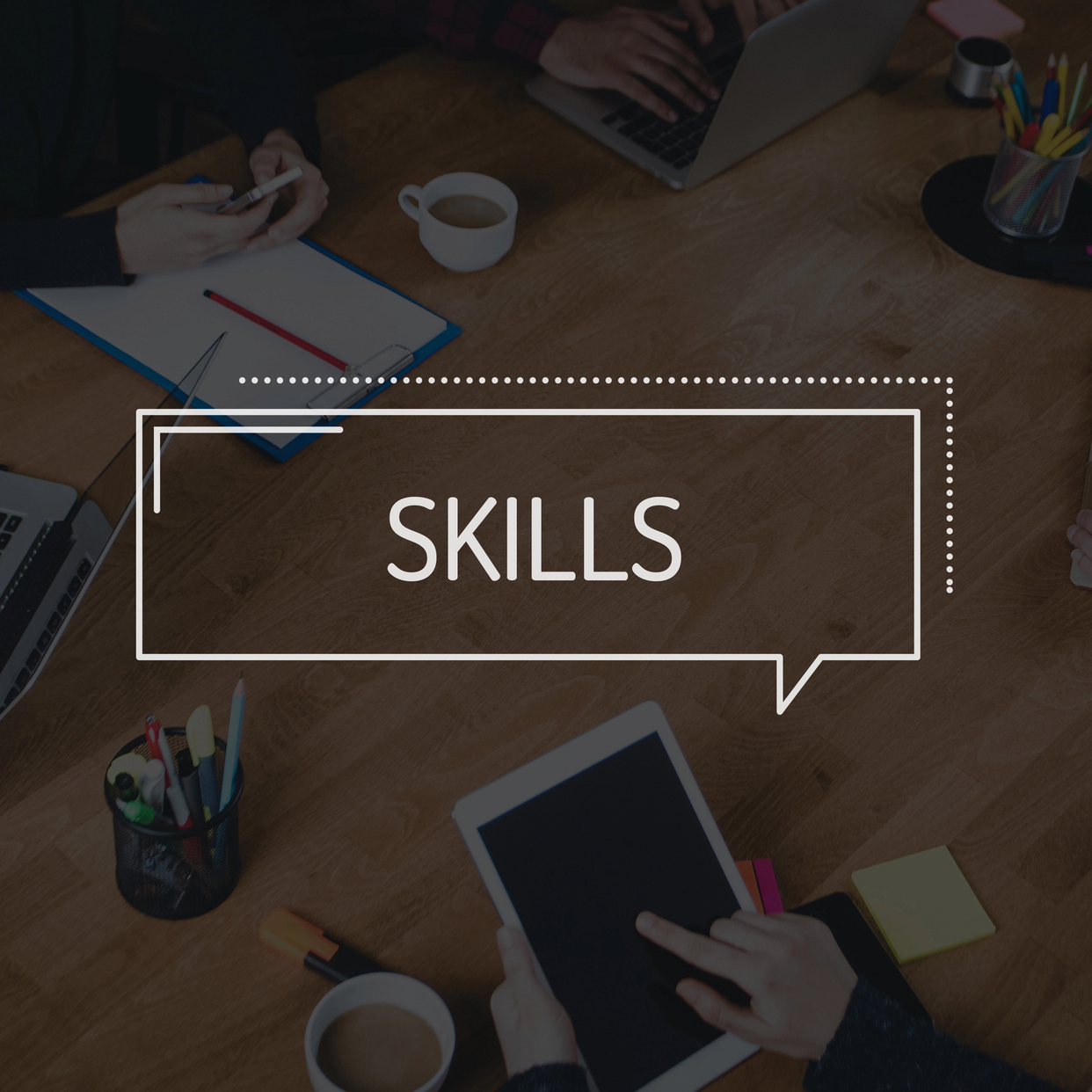 BUSINESS TEAMWORK WORKING OFFICE BRAINSTORMING SKILLS CONCEPT